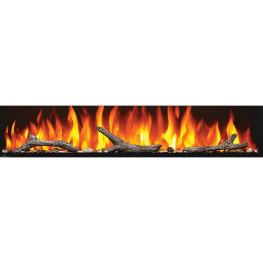 Napoleon Driftwood Log Set With Rocks for 60" Entice / Trivista Electric Fireplaces