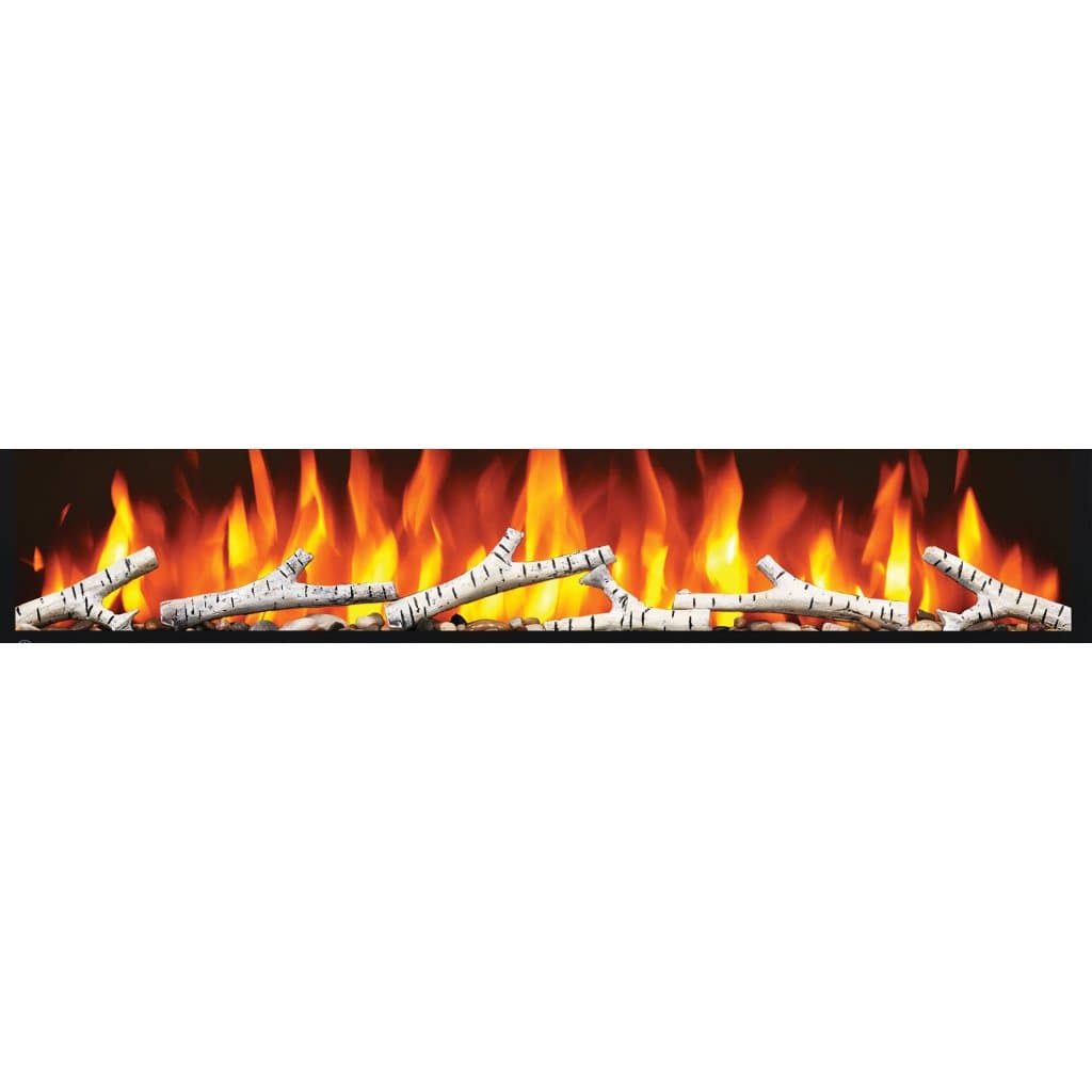 Napoleon Birch Log Set With Rocks for 60" Entice / Trivista Electric Fireplaces