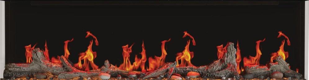 Napoleon Luminex 65" LCD Built-in Linear Electric Fireplace