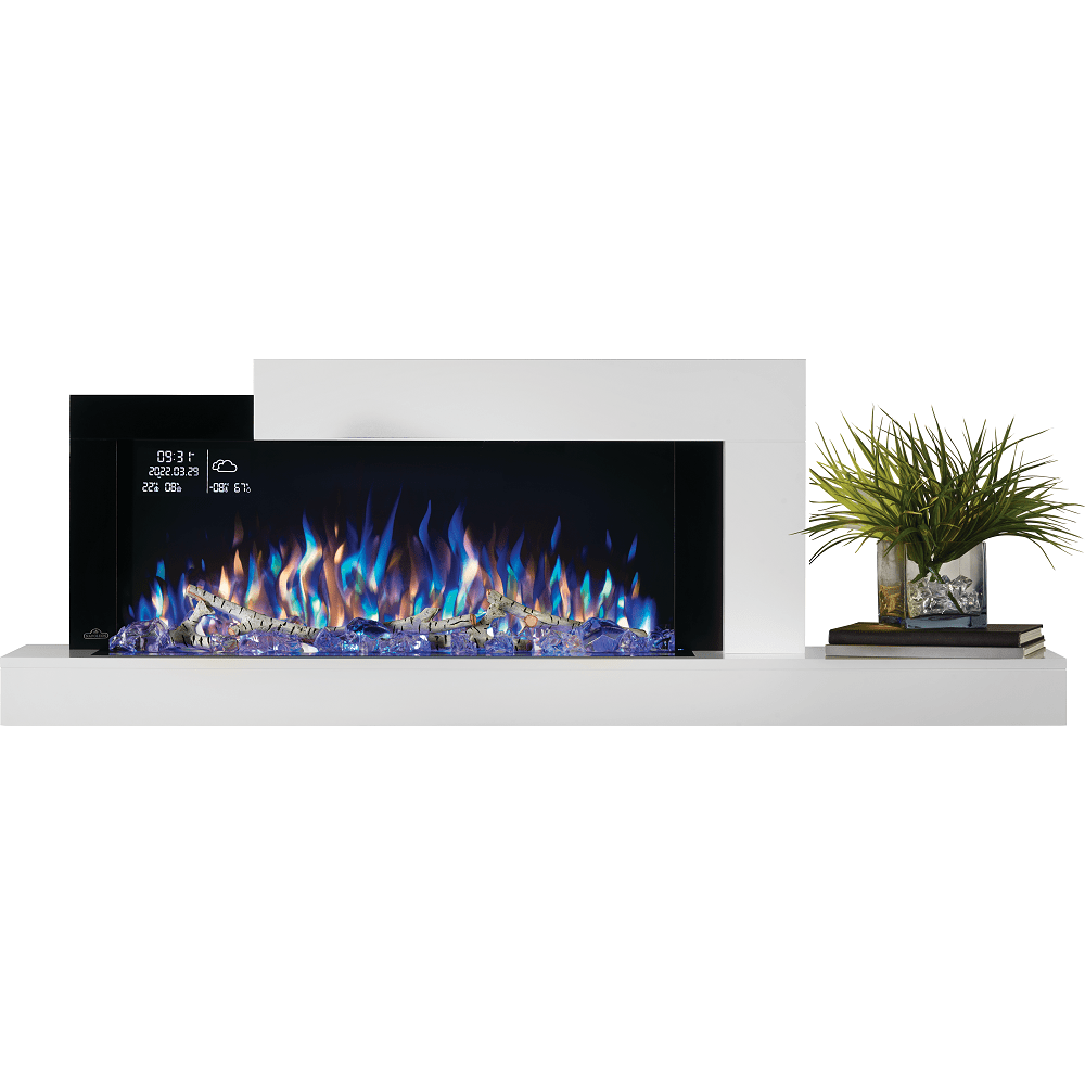 Napoleon Stylus Cara Elite 59" Wall-Mounted Electric Fireplace with Shelf