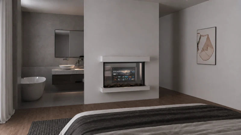 Modern Flames Nova Clear 48" See-Through Laser Projection Electric Fireplace