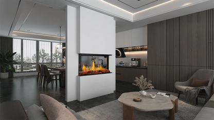 Modern Flames Nova Clear 48" See-Through Laser Projection Electric Fireplace