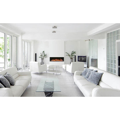 Remii by Amantii Bay Slim 60" 3-Sided Indoor / Outdoor Smart Electric Fireplace
