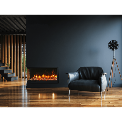 Remii by Amantii Bay Slim 72" 3-Sided Indoor / Outdoor Smart Electric Fireplace