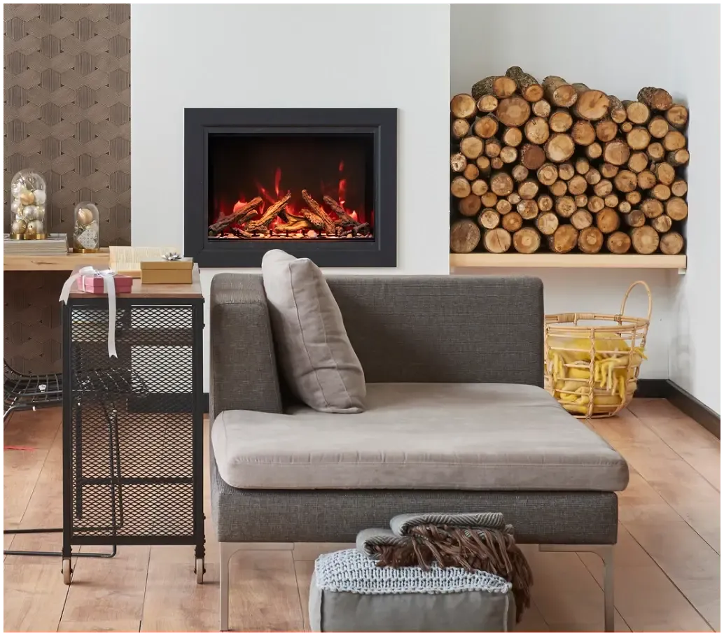 Remii by Amantii Classic Lumina 44" Indoor/Outdoor Smart Electric Fireplace Insert