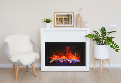 Remii by Amantii Classic Lumina 44" Indoor/Outdoor Smart Electric Fireplace Insert