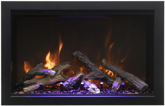 Remii by Amantii Classic Lumina 44" Indoor/Outdoor Smart Electric Fireplace Insert