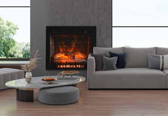 Remii by Amantii Heritage Classic 26" Traditional Electric Fireplace Insert With Logs