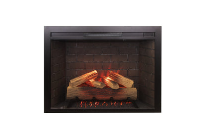 Remii by Amantii Heritage Classic 30" Traditional Electric Fireplace Insert With Logs