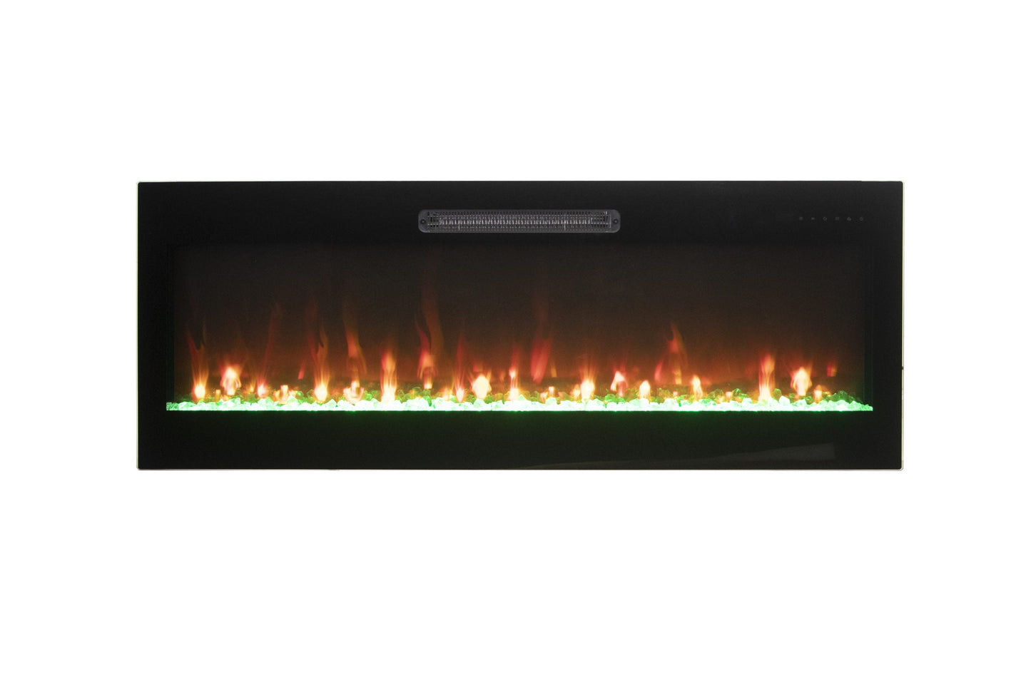 Remii by Amantii Horizon 50" WiFi-Enabled Wall-Mounted Electric Fireplace With Clear Glass Media