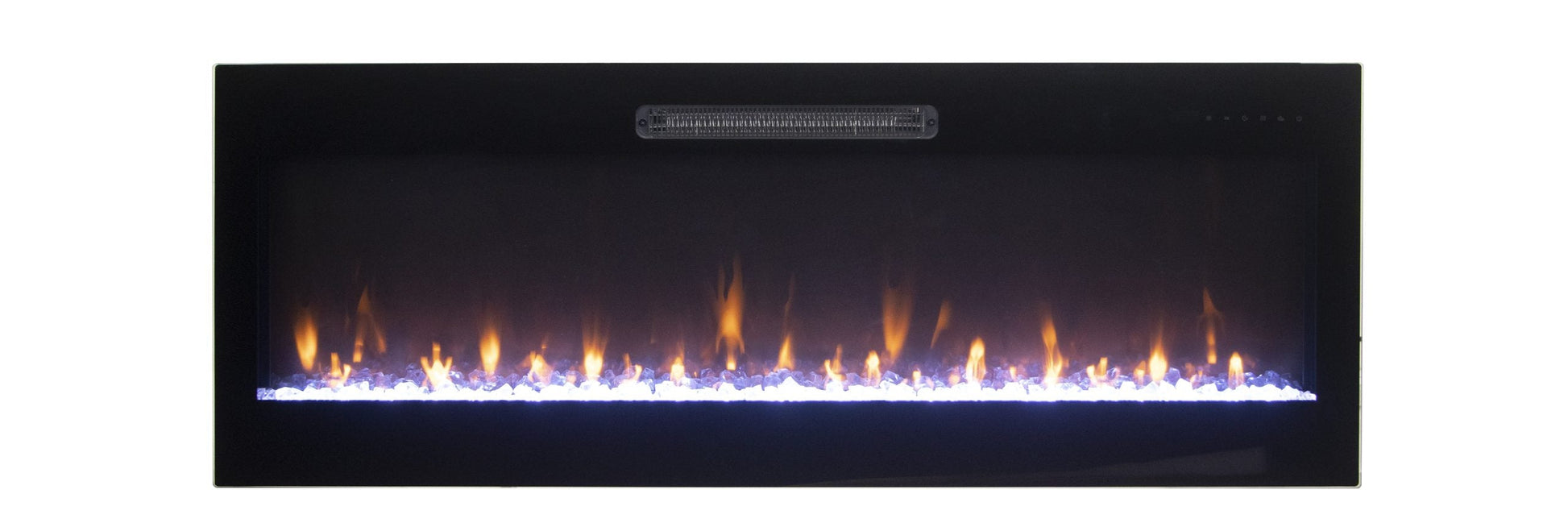 Remii by Amantii Horizon 50" WiFi-Enabled Wall-Mounted Electric Fireplace With Clear Glass Media