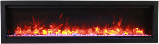 Remii by Amantii Wall Mount Lumina 88" Indoor / Outdoor Built-in Smart Electric Fireplace