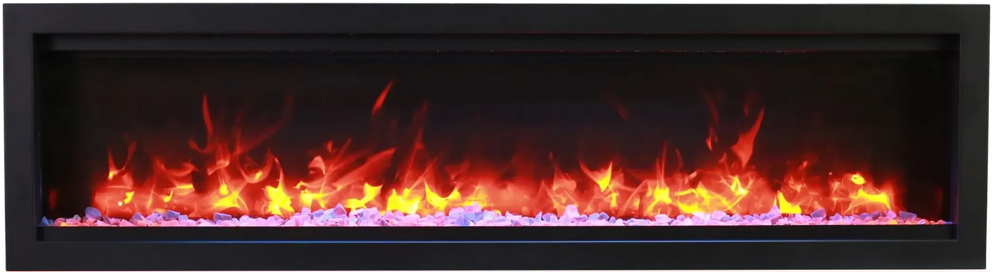 Remii by Amantii Wall Mount Lumina 88" Indoor / Outdoor Built-in Smart Electric Fireplace
