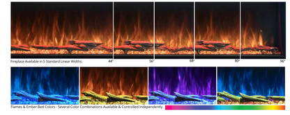 Modern Flames Landscape Pro Slim 96" Built-in Electric Fireplace