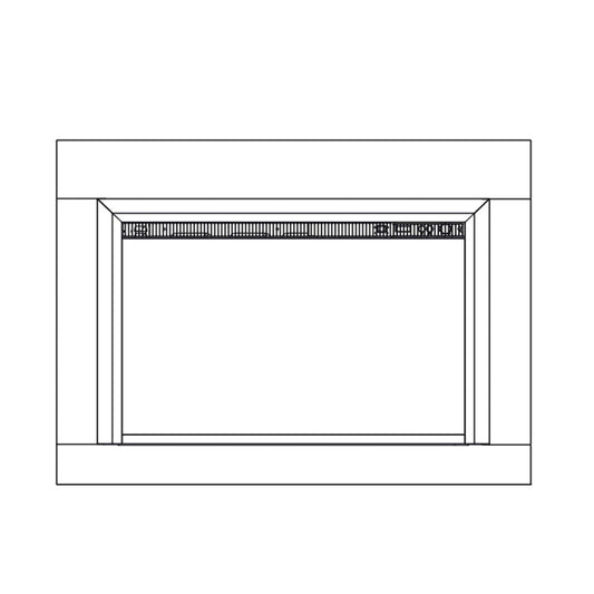 SimpliFire 4-Sided Small Surround with Removable Bottom Piece for GI-32-ZC