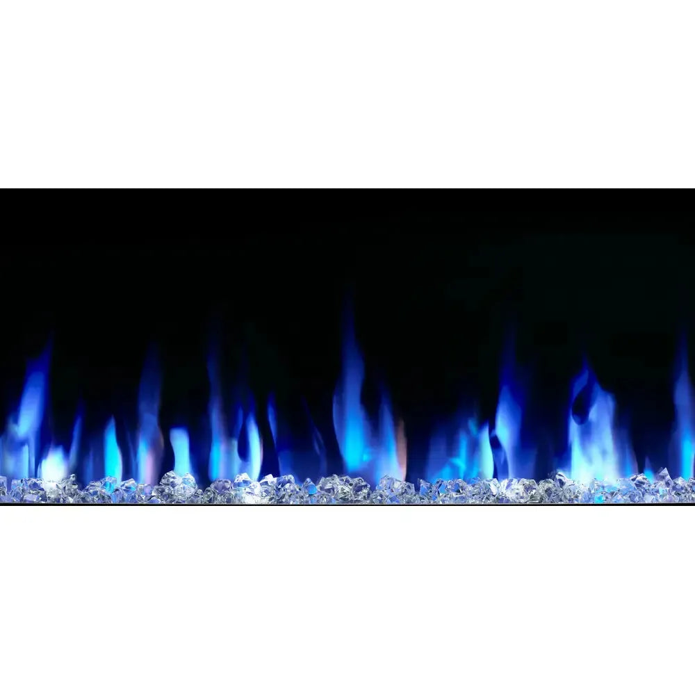 SimpliFire Allusion Slim 60" Linear Electric Recessed Fireplace