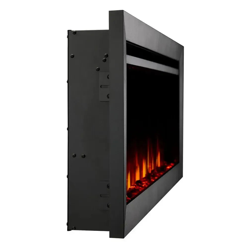 SimpliFire Allusion Slim 60" Linear Electric Recessed Fireplace