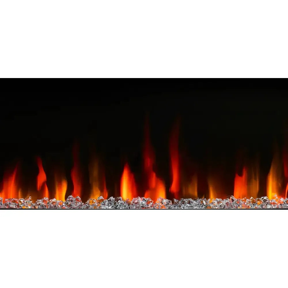 SimpliFire Allusion Slim 72" Linear Electric Recessed Fireplace
