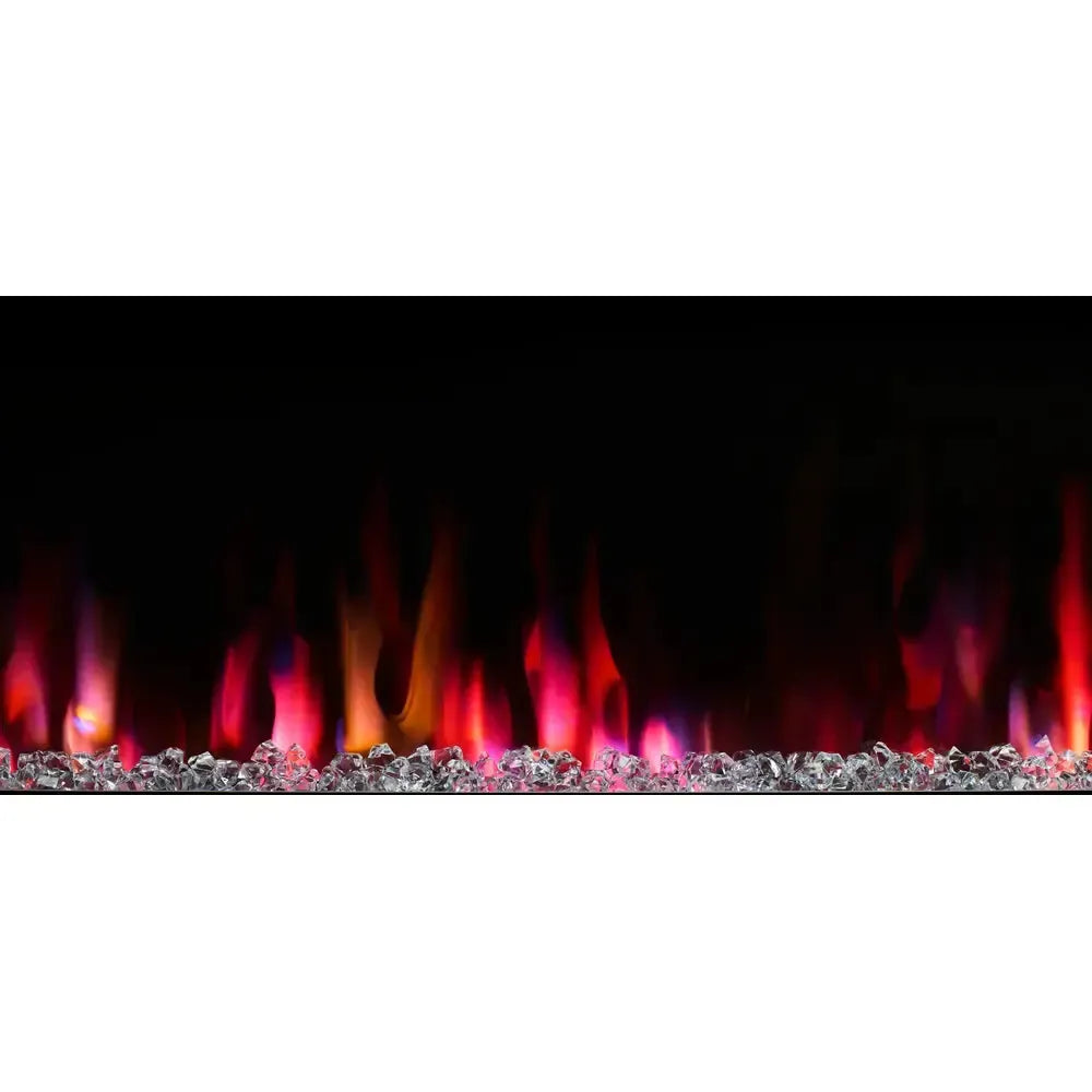 SimpliFire Allusion Slim 72" Linear Electric Recessed Fireplace