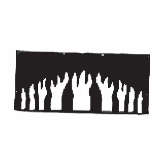 SimpliFire Flame Screen for 30" Built-In Electric Fireplace