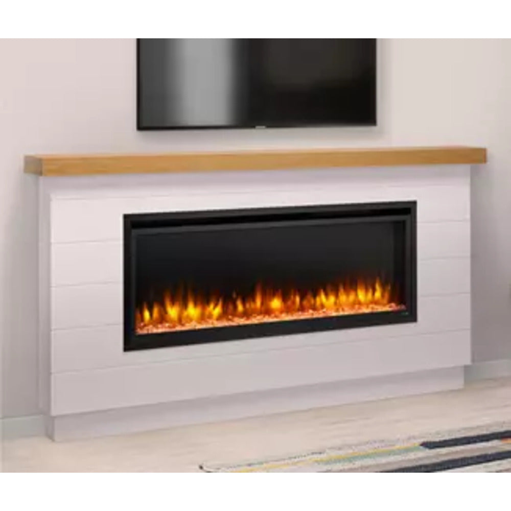 SimpliFire Modern Farmhouse Style Boyd Build-Out Kit for 50" Allusion Platinum & Allusion Edge