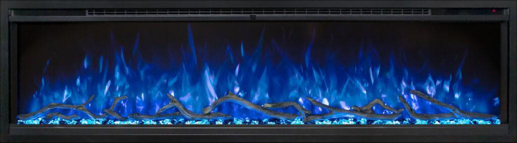 Modern Flames Spectrum Slimline 74" Wall-Mounted / Recessed Electric Fireplace
