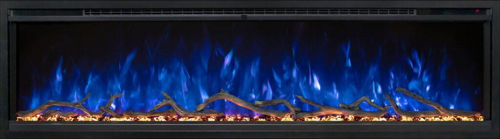 Modern Flames Spectrum Slimline 74" Wall-Mounted / Recessed Electric Fireplace