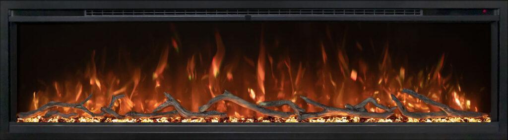 Modern Flames Spectrum Slimline 74" Wall-Mounted / Recessed Electric Fireplace