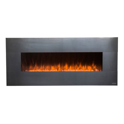 Touchstone Onyx 50" Stainless Steel Electric Fireplace