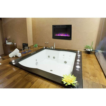 Touchstone Sideline 36" Flush Mount Electric Fireplace