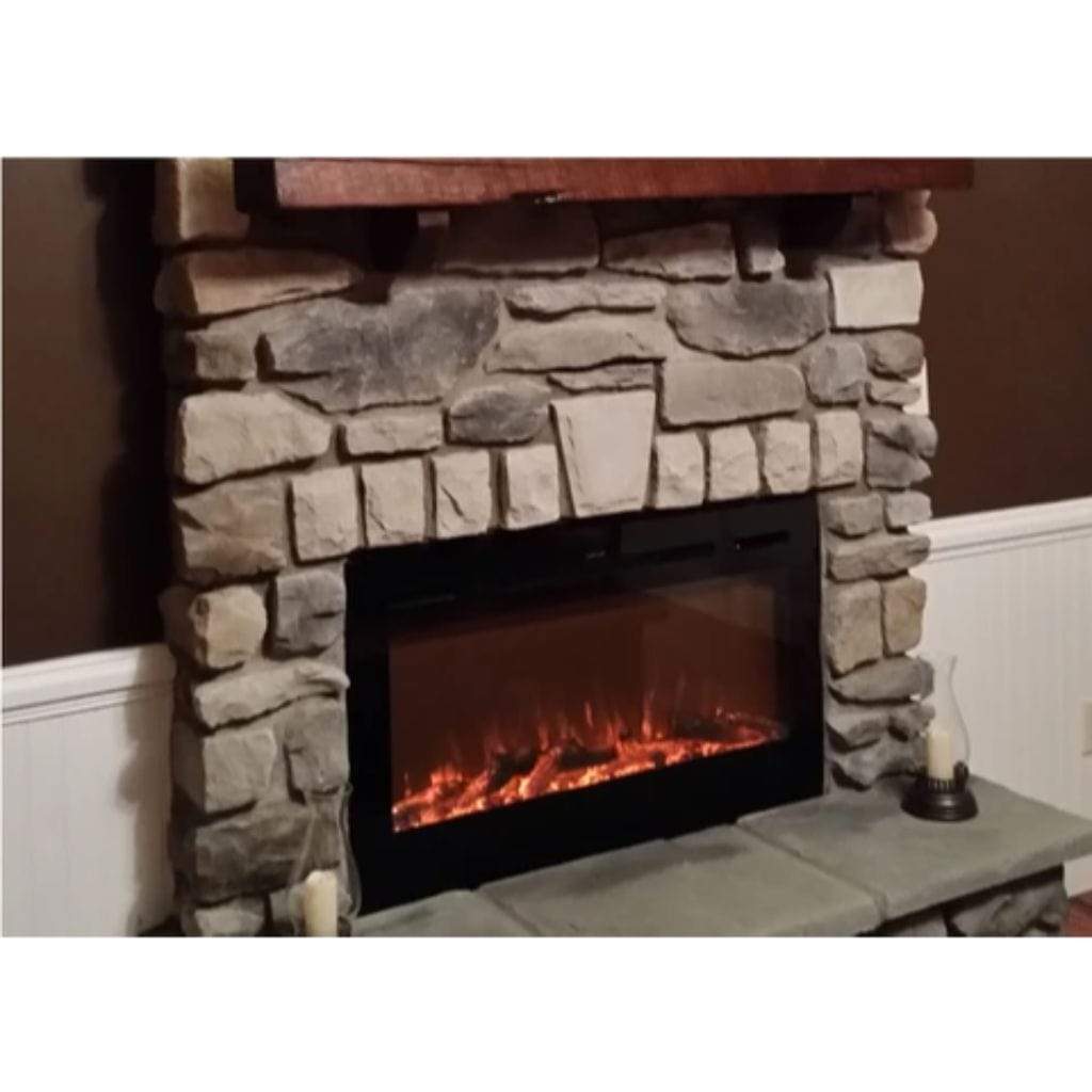 Touchstone Sideline 36" Flush Mount Electric Fireplace