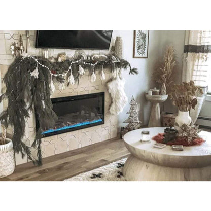 Touchstone Sideline Elite Smart 42" WiFi-Enabled Recessed Electric Fireplace (Alexa/Google Compatible)