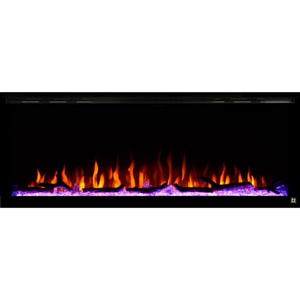 Touchstone Sideline Elite Smart 42" WiFi-Enabled Recessed Electric Fireplace (Alexa/Google Compatible)