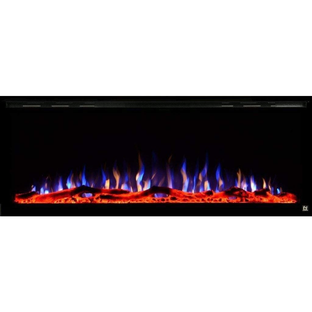 Touchstone Sideline Elite Smart 72" WiFi-Enabled Recessed Electric Fireplace (Alexa/Google Compatible)