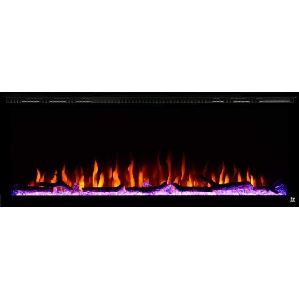 Touchstone Sideline Elite Smart 72" WiFi-Enabled Recessed Electric Fireplace (Alexa/Google Compatible)