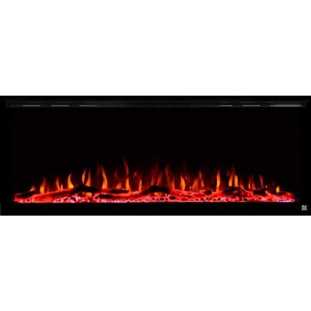 Touchstone Sideline Elite Smart 72" WiFi-Enabled Recessed Electric Fireplace (Alexa/Google Compatible)