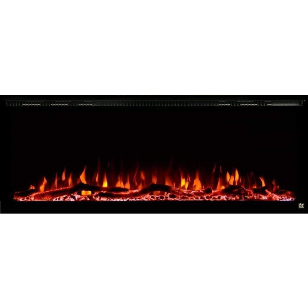 Touchstone Sideline Elite Smart 72" WiFi-Enabled Recessed Electric Fireplace (Alexa/Google Compatible)