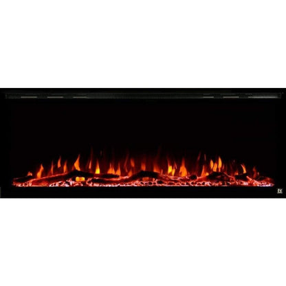 Touchstone Sideline Elite Smart 72" WiFi-Enabled Recessed Electric Fireplace (Alexa/Google Compatible)