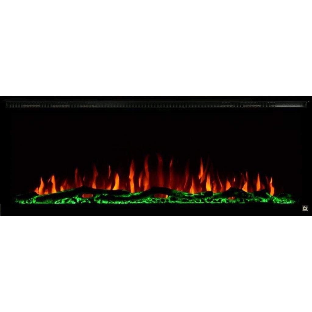 Touchstone Sideline Elite Smart 72" WiFi-Enabled Recessed Electric Fireplace (Alexa/Google Compatible)