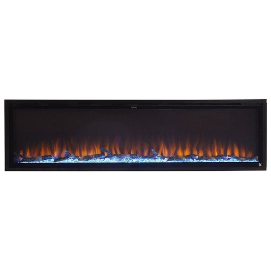 Touchstone Sideline Elite Smart 72" WiFi-Enabled Recessed Electric Fireplace (Alexa/Google Compatible)