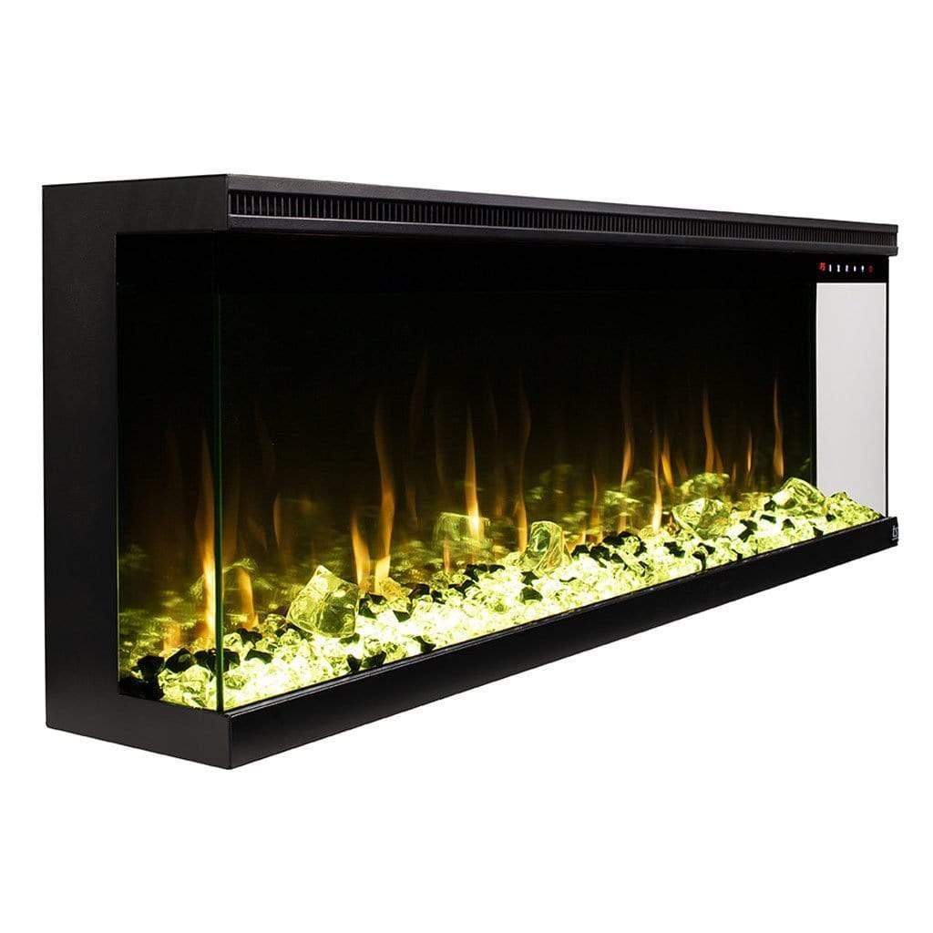 Touchstone Sideline Infinity 3-Sided 60" WiFi Enabled Recessed Electric Fireplace (Alexa/Google Compatible)