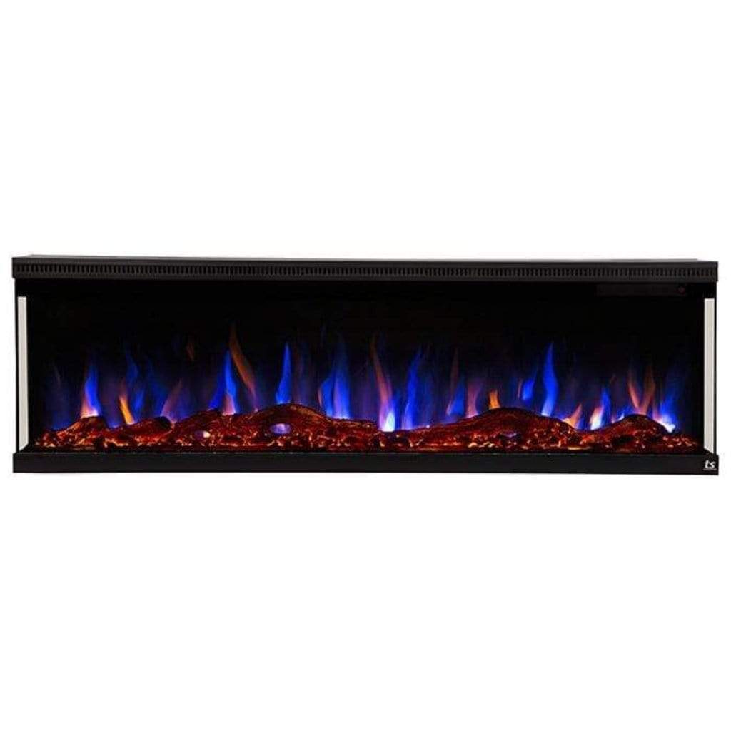 Touchstone Sideline Infinity 3-Sided 60" WiFi Enabled Recessed Electric Fireplace (Alexa/Google Compatible)