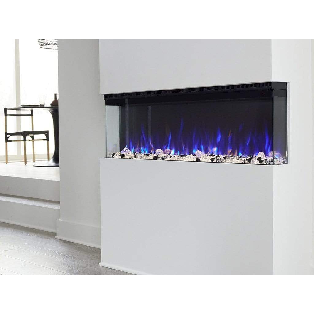 Touchstone Sideline Infinity 3-Sided 60" WiFi Enabled Recessed Electric Fireplace (Alexa/Google Compatible)