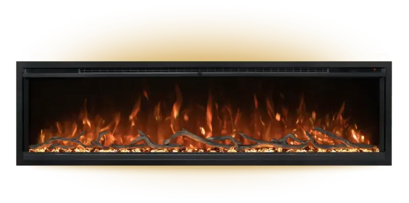Modern Flames Spectrum Slimline 74" Wall-Mounted / Recessed Electric Fireplace