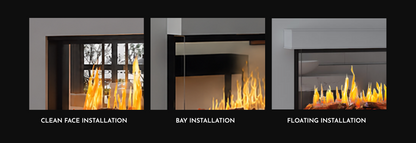 Modern Flames Nova Clear 48" See-Through Laser Projection Electric Fireplace