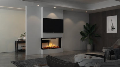 Modern Flames Nova Clear 48" See-Through Laser Projection Electric Fireplace